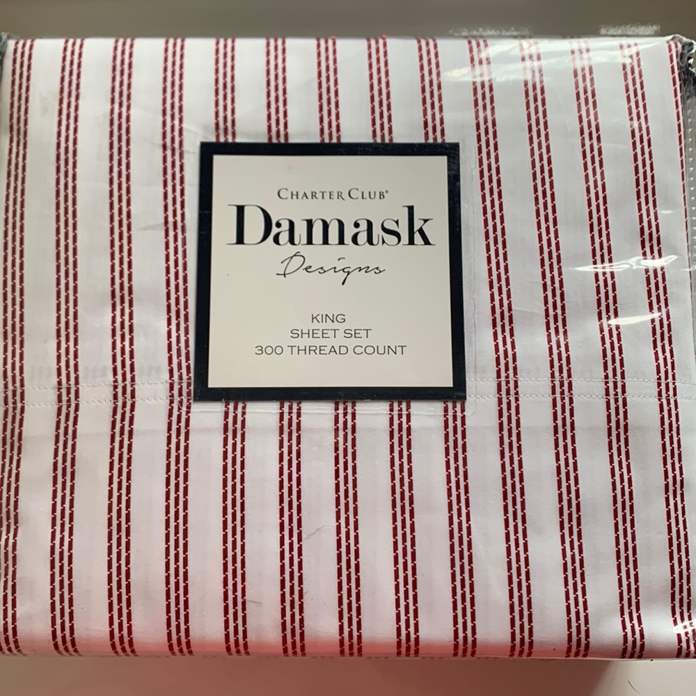 Charter Club 4 Piece King Sheet Set